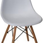 MIRA Set de 4 Sillas Eames Blanca