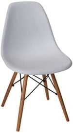 MIRA Set de 4 Sillas Eames Blanca
